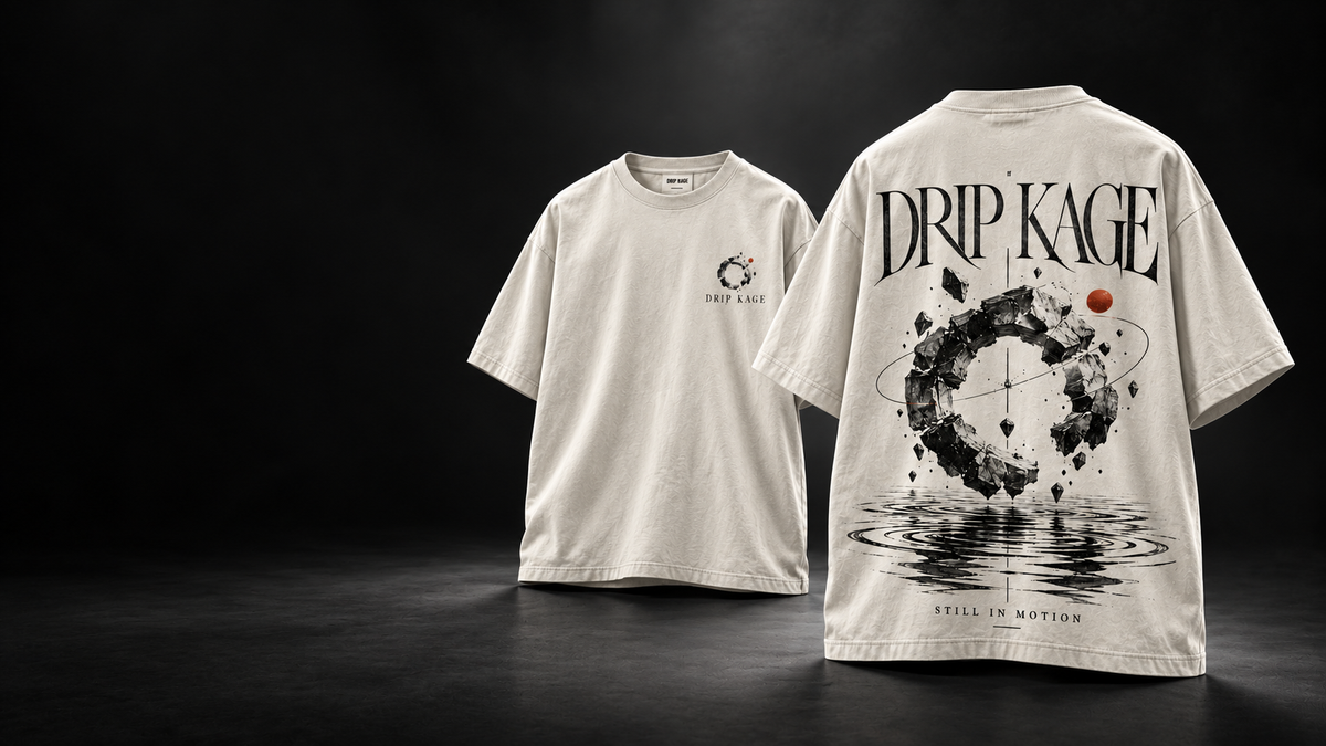 Still in Motion Tee — Ivory | Drip Kage
